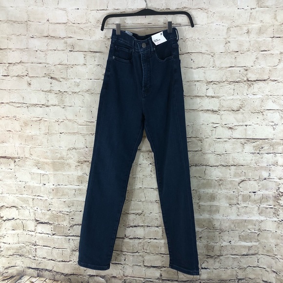 Express Denim - NWT slim ankle super high rise medium wash OR